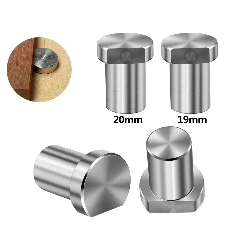 Tools For Woodworking Workshop - 1 個ステンレス鋼ワークベンチペグブレーキストップクランプ 19/20 ミリメートルドッグ木工テーブルリミットブロックワークベンチワークショップツール