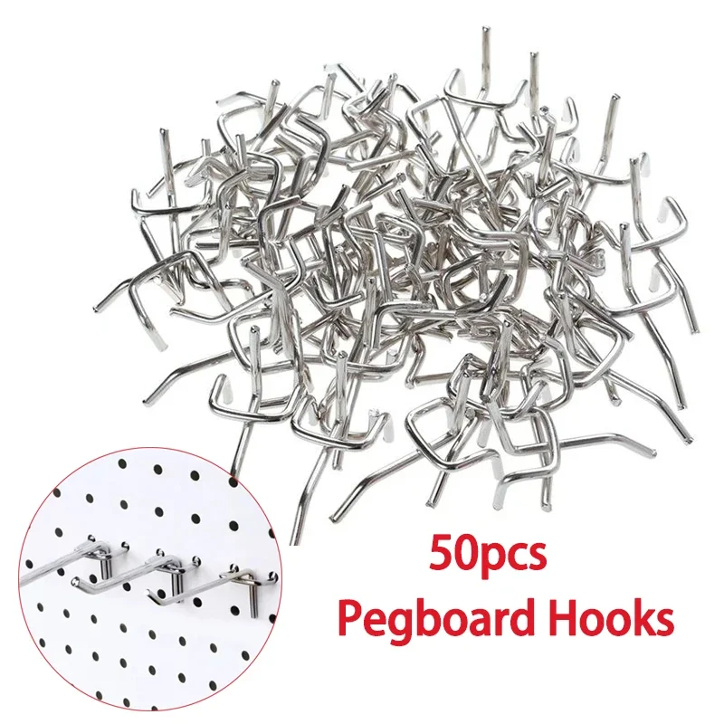 ペグボードフック 50 個ペグボードワークショップストレージ - Workshop Tools Store のレビューと価格