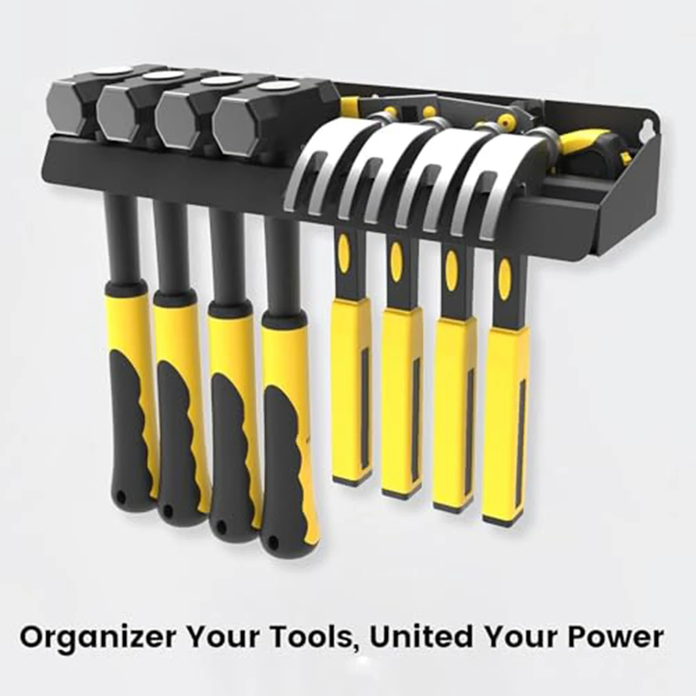 スチール製ハンマーラックオーガナイザー、壁掛けツールブラケッ - Workshop Tools Store のレビューと価格